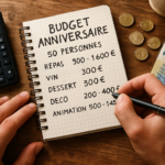 Budget anniversaire 50 personnes : de 900 à 3 750 € selon vos choix de formule