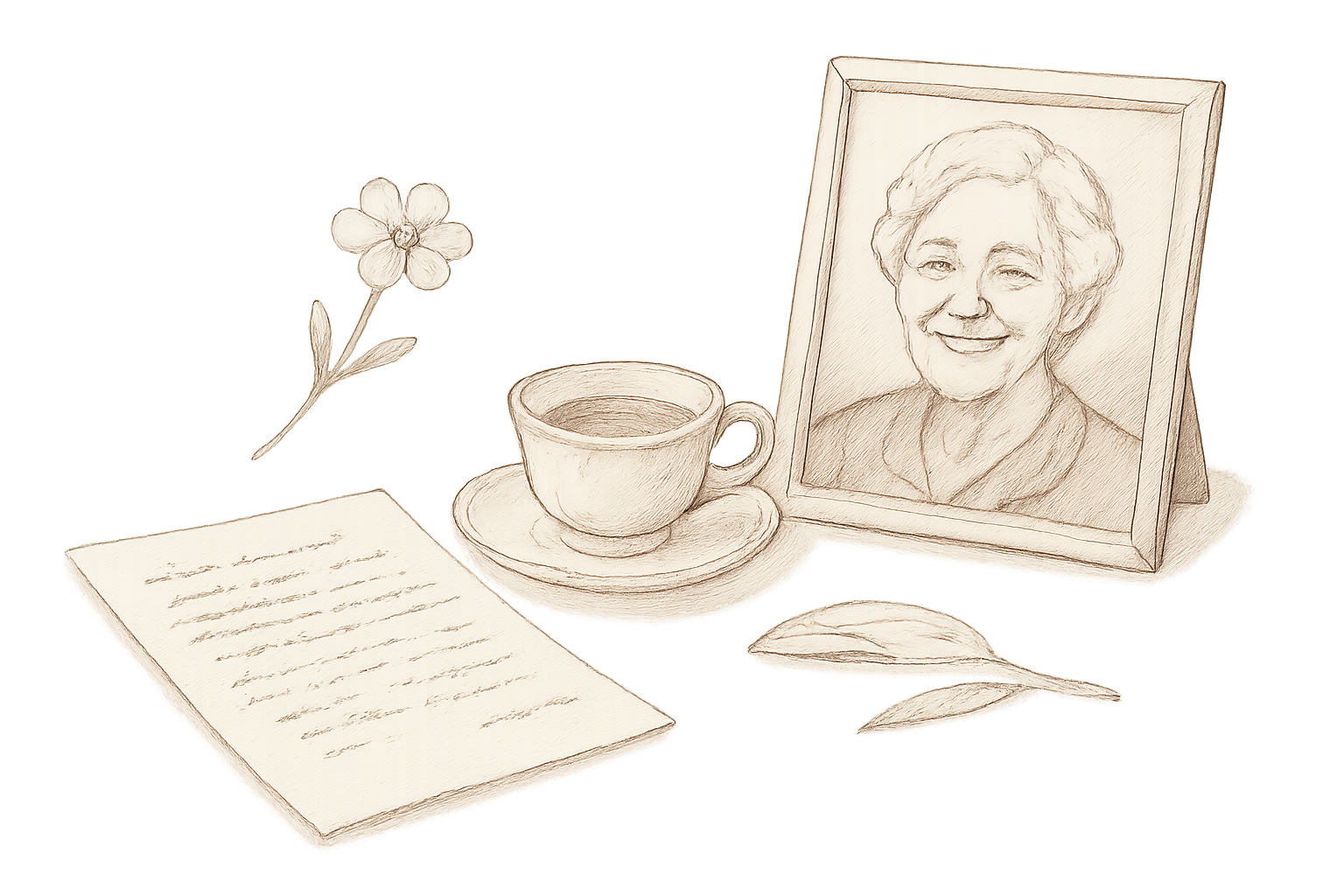 citation grand-mère décédée