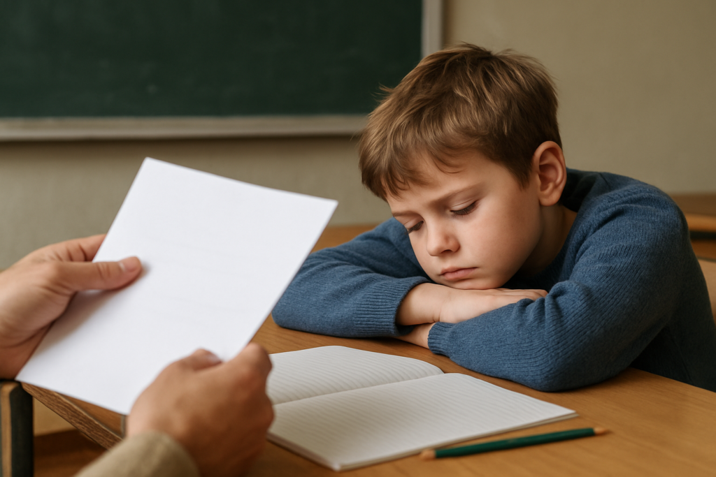 Mot absence enfant : modèle de lettre d’excuse scolaire et explications sur les crises d’absence
