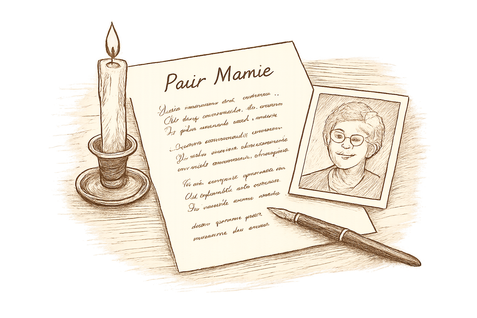 poeme grand mère décédée