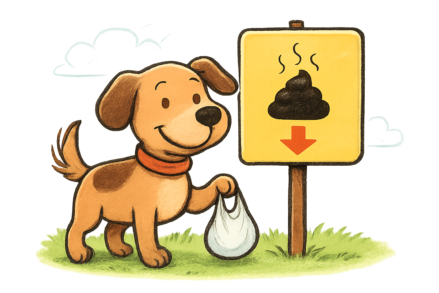 texte pour crotte de chien